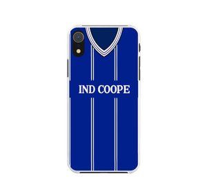 Leicester City Home Retro Football Shirt Protective Premium Rubber Silicone Phone Case Cover