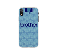 Load image into Gallery viewer, Man City Retro Shirt Protective Premium Hard Rubber Silicone Phone Case Cover