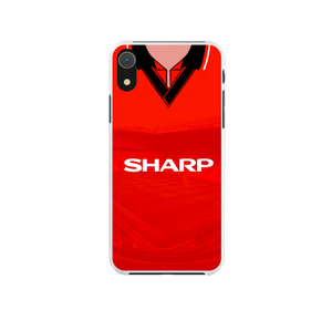 Man Utd Home Protective Premium Hard Rubber Silicone Phone Case Cover