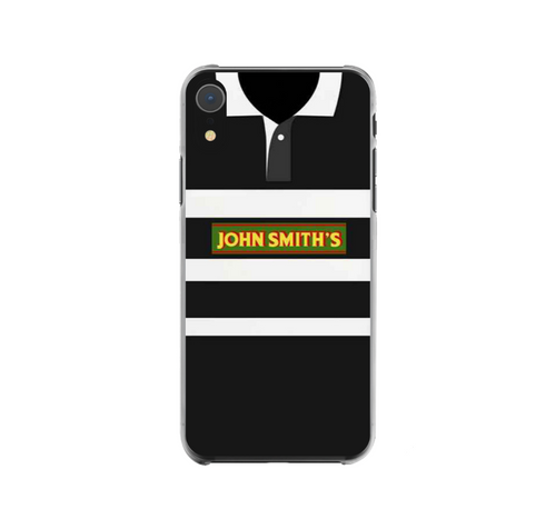 Newcastle Falcons Retro Rugby Shirt Hard Rubber Premium Phone Case (Free P&P)