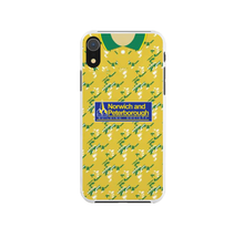 Load image into Gallery viewer, Norwich Retro Shirt Protective Premium Hard Rubber Silicone Phone Case Cover