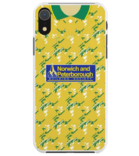 Load image into Gallery viewer, Norwich Retro Shirt Protective Premium Hard Rubber Silicone Phone Case Cover