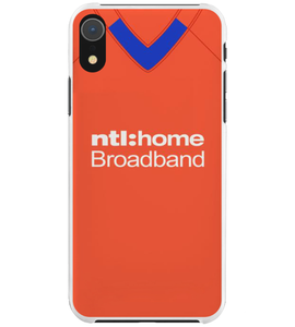 Rangers Away Retro Football Shirt Premium Protective Silicone Rubber Phone Case