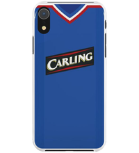 Load image into Gallery viewer, Rangers Retro Home Football Shirt Premium Protective Silicone Rubber Phone Case