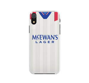Rangers Retro Away Football Shirt Premium Protective Silicone Rubber Phone Case