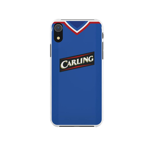 Rangers Retro Home Football Shirt Premium Protective Silicone Rubber Phone Case
