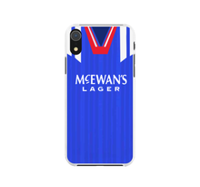 Load image into Gallery viewer, Rangers Retro Home Football Shirt Premium Protective Silicone Rubber Phone Case