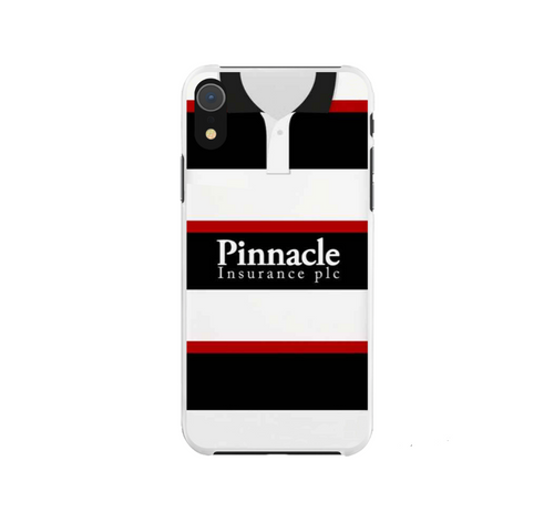 Saracens Retro Rugby Shirt Hard Rubber Premium Phone Case (Free P&P)