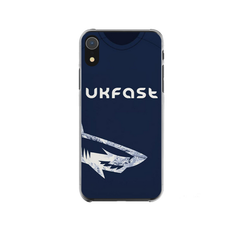 Sale Sharks Rugby Retro Shirt Hard Rubber Premium Phone Case (Free P&P)