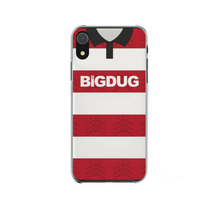 Load image into Gallery viewer, Gloucester Rugby Retro Shirt Protective Premium Hard Rubber Silicone Phone Case Cover