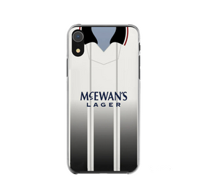 Rangers Away Retro Football Shirt Premium Protective Silicone Rubber Phone Case