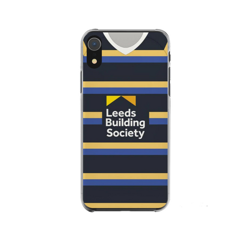 Leeds Rhinos Retro Shirt Hard Rubber Premium Phone Case (Free P&P)