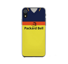 Load image into Gallery viewer, Leeds Away Retro Shirt Protective Premium Hard Rubber Silicone Phone Case Cover