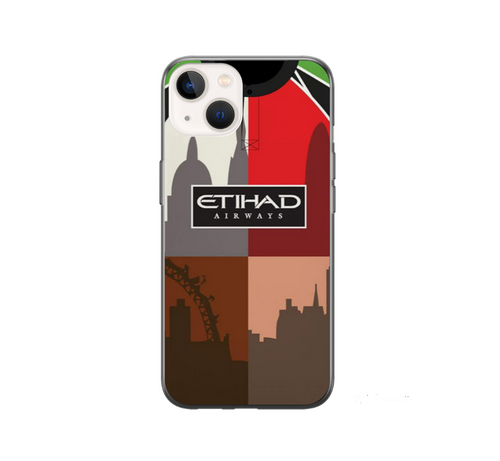 HQ Retro Rugby Shirt Protective Premium Hard Rubber Silicone Phone Case Cover