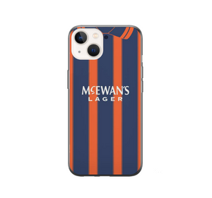 Rangers Retro Football Shirt Premium Protective Hard Silicone Rubber Phone Case