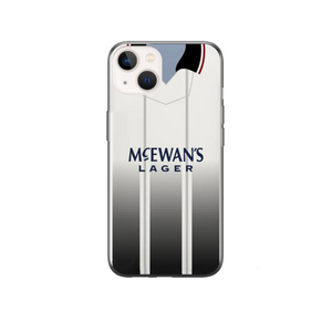 Rangers Away Retro Football Shirt Premium Protective Silicone Rubber Phone Case