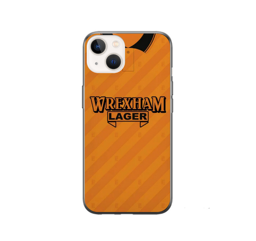 Wrexham Retro Football Shirt Protective Premium Hard Rubber Silicone Phone Case