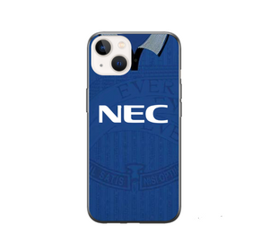 Everton Home Retro Football Shirt Protective Premium Hard Rubber Silicone Phone Case