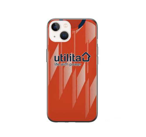 Luton Town 2022/23 Shirt Protective Premium Hard Rubber Silicone Phone Case Cover