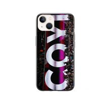 Load image into Gallery viewer, WH London Claret &amp; Blue Stadium Protective Premium Hard Rubber Silicone Phone Case Cover