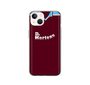 WH London Claret & Blue Shirt 1993/95 Protective Premium Hard Rubber Silicone Phone Case Cover