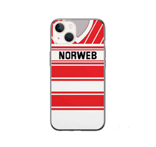 Load image into Gallery viewer, Wigan Warriors Retro Rugby Shirt Protective Premium Hard Rubber Silicone Phone Case Cover