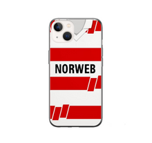 Load image into Gallery viewer, Wigan Warriors Retro Rugby Shirt Protective Premium Hard Rubber Silicone Phone Case Cover