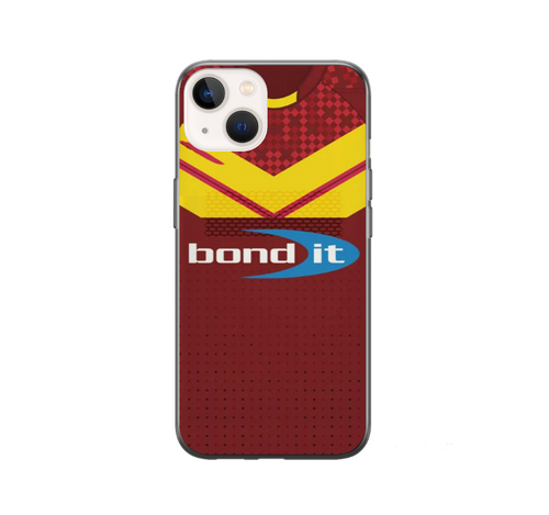 Huddersfield Giants Rugby Jersey Rubber Protective Premium Hard Rubber Silicone Phone Case Cover