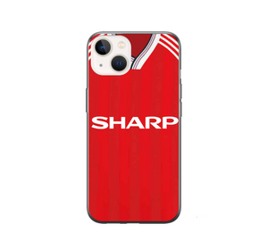 Man Utd Home 1988 Protective Premium Hard Rubber Silicone Phone Case Cover