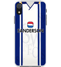 Load image into Gallery viewer, Sheffield W Retro Football Shirt Protective Premium Hard Rubber Silicone Phone Case Cover