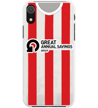 Load image into Gallery viewer, Sunderland 2021/22 Home Retro Rubber Premium Phone Case (Free P&amp;P)
