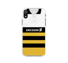 Load image into Gallery viewer, Wasps Retro Rugby Shirt Protective Premium Hard Rubber Silicone Phone Case Cover