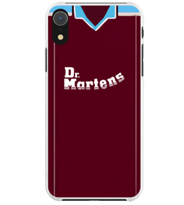 WH London Claret & Blue Shirt 1993/95 Protective Premium Hard Rubber Silicone Phone Case Cover