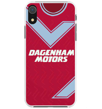 Load image into Gallery viewer, WH London Claret &amp; Blue Shirt 1993/95 Protective Premium Hard Rubber Silicone Phone Case Cover