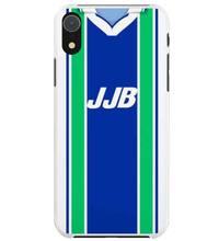 Load image into Gallery viewer, Wigan Home Retro Shirt Protective Premium Hard Rubber Silicone Phone Case Cover