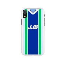 Load image into Gallery viewer, Wigan Home Retro Shirt Protective Premium Hard Rubber Silicone Phone Case Cover