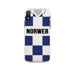 Wigan Warriors Retro Rugby Shirt Protective Premium Hard Rubber Silicone Phone Case Cover