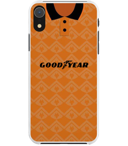WW Home Retro Football Shirt Protective Premium Hard Rubber Silicone Phone Case Cover