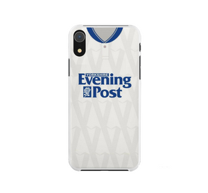 Leeds United Home Retro Football Shirt Protective Premium Hard Rubber Silicone Phone Case Cover