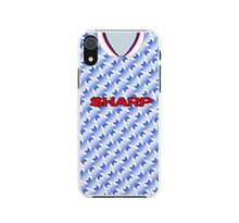 Load image into Gallery viewer, Man Utd Away 1990 Protective Premium Hard Rubber Silicone Phone Case Cover