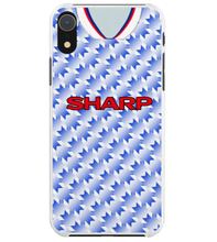 Load image into Gallery viewer, Man Utd Away 1990 Protective Premium Hard Rubber Silicone Phone Case Cover