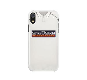 Swansea Retro Shirt Protective Premium Hard Rubber Silicone Phone Case Cover
