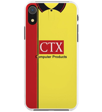 Load image into Gallery viewer, Watford Home Retro Shirt Protective Premium Hard Rubber Silicone Phone Case Cover