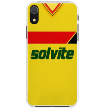 Load image into Gallery viewer, Watford Home Retro Shirt Protective Premium Hard Rubber Silicone Phone Case Cover