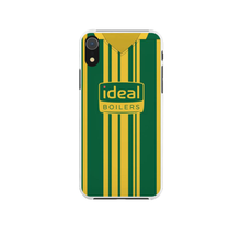 Load image into Gallery viewer, West Brom Away Retro Shirt Rubber Premium Phone Case (Free P&amp;P)
