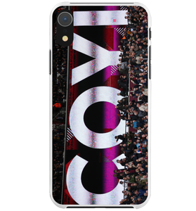 WH London Claret & Blue Stadium Protective Premium Hard Rubber Silicone Phone Case Cover