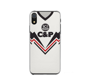 Widnes Rugby Retro Shirt Protective Premium Hard Rubber Silicone Phone Case Cover