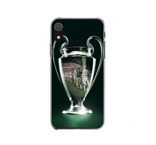 Glasgow Green & White European Cup Hard Rubber Silicone Premium Phone Case (Free P&P)