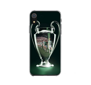 Glasgow Green & White European Cup Hard Rubber Silicone Premium Phone Case